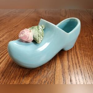 Vintage McCoy Pottery Dutch Clog Shoe Planter